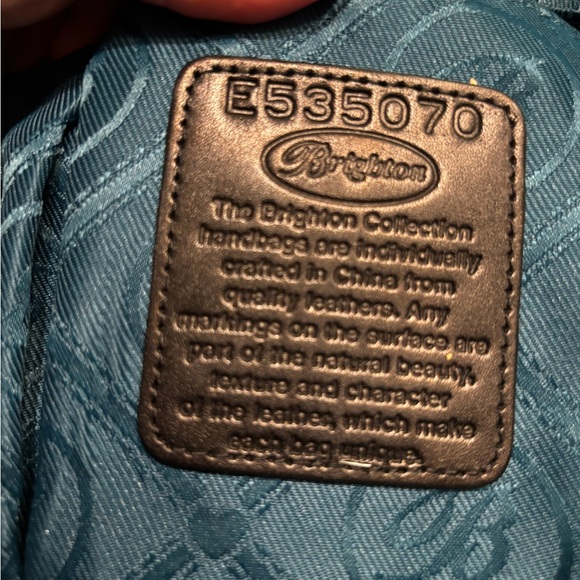 Brighton leather Crossbody in Sloulder bag long 30” 23  (12❎13) - Picture 3 of 16